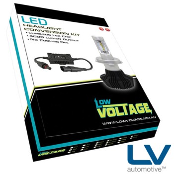 LV H4 Headlight LED Conversion Kit - 4000 Lumen Output